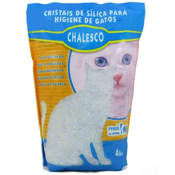 Areia Higiênica Cristais de Sílica Chalesco 1,8kg