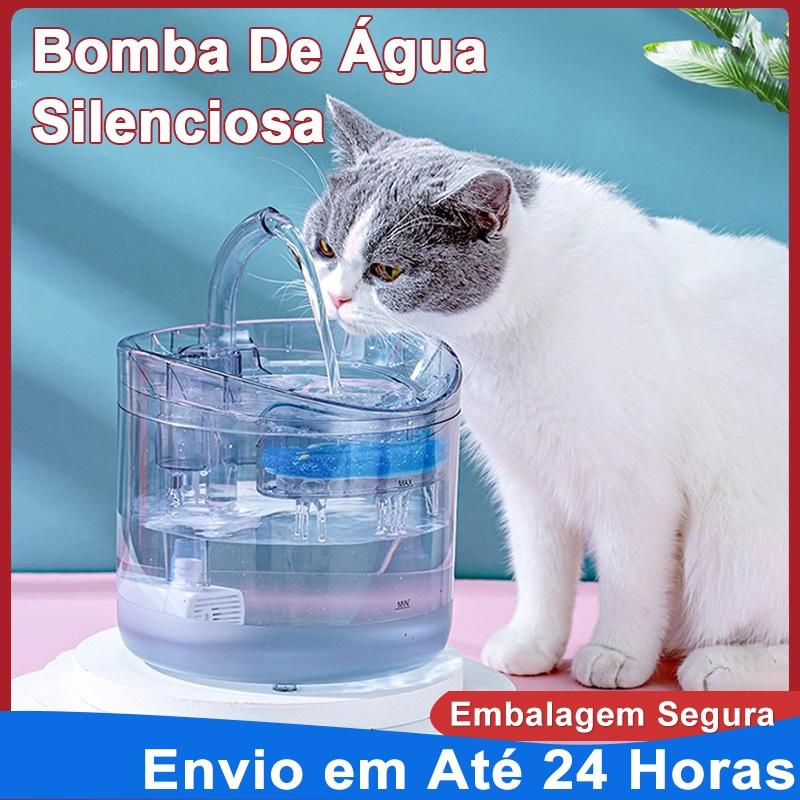 Fonte de Água Inteligente 2L com Torneira para Gatos e Cães