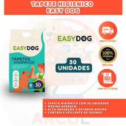 Tapete Higiênico Easy Dog 80x60 Ultra Absorvente 30 Unidades