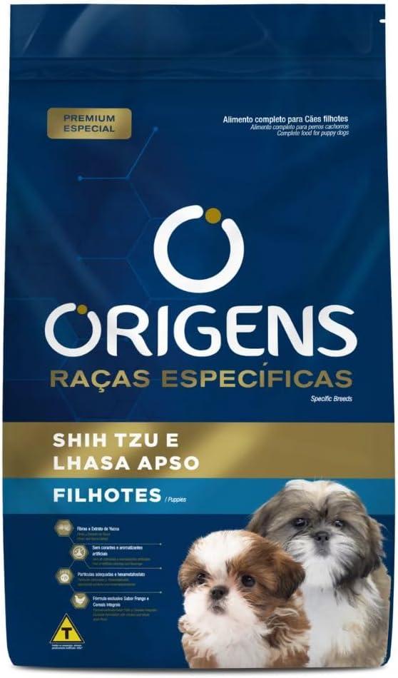 Origens Ração Para Cães Filhotes Raças Especificas Shihtzu/Lhasa 3Kg