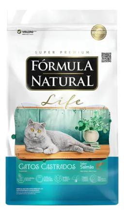 Ração FN Natural Life Gatos Castrados Salmão 10kg