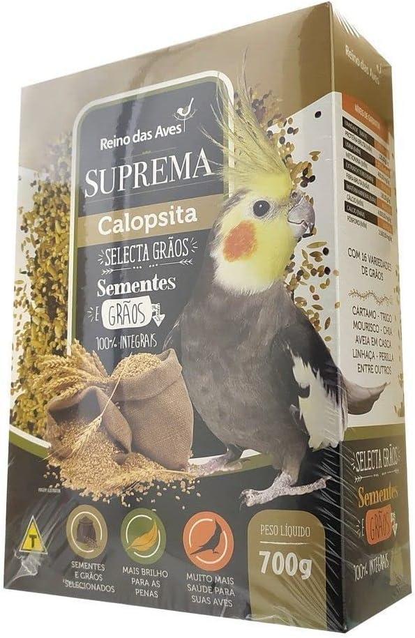 Ração Reino Das Aves Suprema Calopsita Sementes e Grãos | 700g