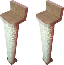 Arranhador para Gatos de Parede Gatto Karino - Kit 2un Sisal 70mm x 60cm