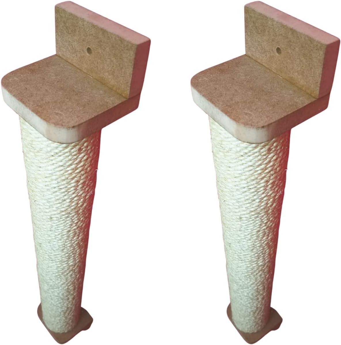 Arranhador para Gatos de Parede Gatto Karino - Kit 2un Sisal 70mm x 60cm