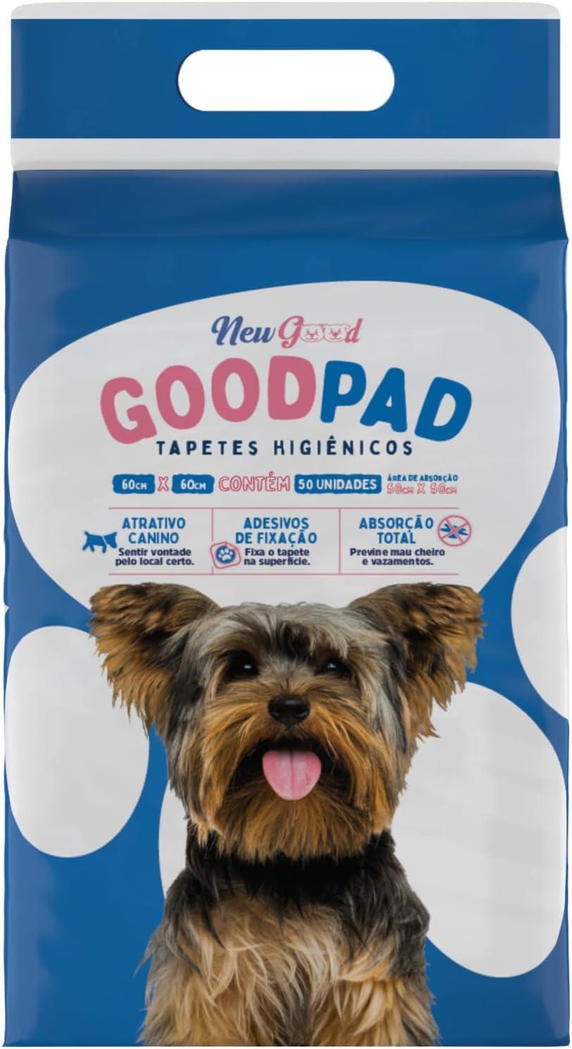 Tapete Higiênico Good Pad 60cmx60cm, 50 Unidades | para Cães
