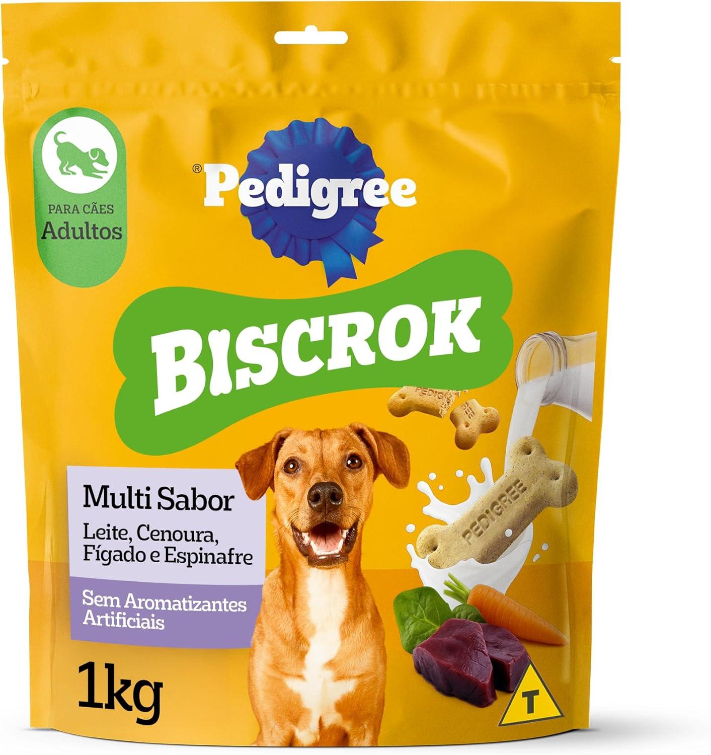 Biscoito Pedigree Biscrok para Cães Adultos, 1 kg | Multi