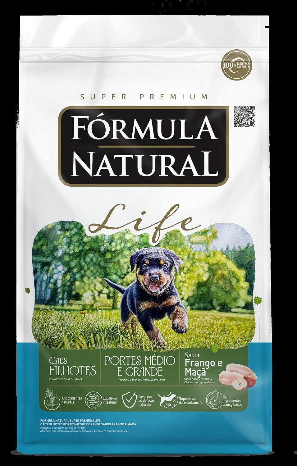 Ração Adimax Fórmula Natural Para Cães Filhotes | De Médio E Grande Porte, 15Kg